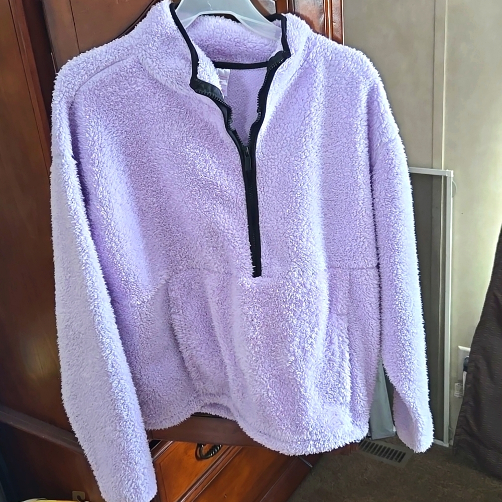 Crewneck w/half zip xxl